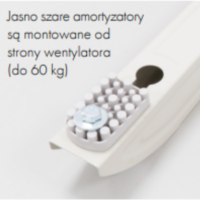 Mocowanie skraplacza z poprzeczką Galileo SGL 475 mm TECNOSYSTEMI, udźwig 140 kg - obrazek 2