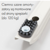 Mocowanie skraplacza z poprzeczką Galileo SGL 475 mm TECNOSYSTEMI, udźwig 140 kg - obrazek 3