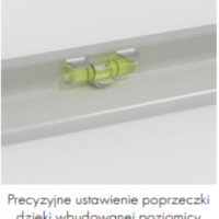 Mocowanie skraplacza MS, z poprzeczką MS230, ramię 420mm, udźwig 140kg - obrazek 2